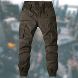 Männer Cargohose | Cargo Pants Herren | Zipper-Taschen & sicherer Sitz – Braun