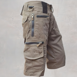 Chino-Cargo-Shorts für Herren – Khaki