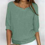 Martina | Damen Pullover schlicht und modern – Grün