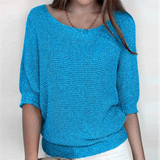 Martina | Damen Pullover schlicht und modern – Hellblau