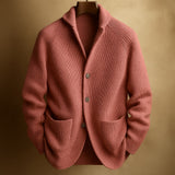 Leon | Locker sitzende Wollweste Herren modern & chic – Rosa