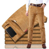 Stilvolle Ribcord Herrenhose - Kenny – Khaki