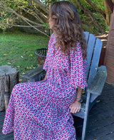 Maxi Kleid Damen | Boho-Design & Fließende Eleganz – Violett