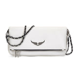 Melissa Clutch | Elegante Damenhandtasche aus langlebigem Material – Weiß