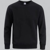 Heinrich | Herren Sweatshirt mit Rundhalsausschnitt und Langarm – Schwarz