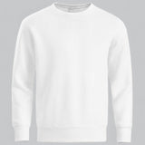 Heinrich | Herren Sweatshirt mit Rundhalsausschnitt und Langarm – Weiß