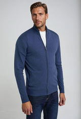 Gunnar | Herren Sweatshirt mit Rundhalsausschnitt und Langarm – Blau