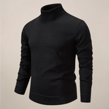 Alexander | Herren Frühlings Rollkragenpullover – Schwarz