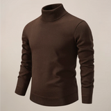 Alexander | Herren Frühlings Rollkragenpullover – Braun