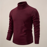 Alexander | Herren Frühlings Rollkragenpullover – Rot