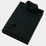 Daniel | Herren Frühlings Rollkragenpullover – Dunkelgrün