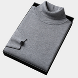 Daniel | Herren Frühlings Rollkragenpullover – Dunkelgrau