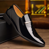 Klaus | Herren Frühling Slip-On Elegante Loafers – Schwarz