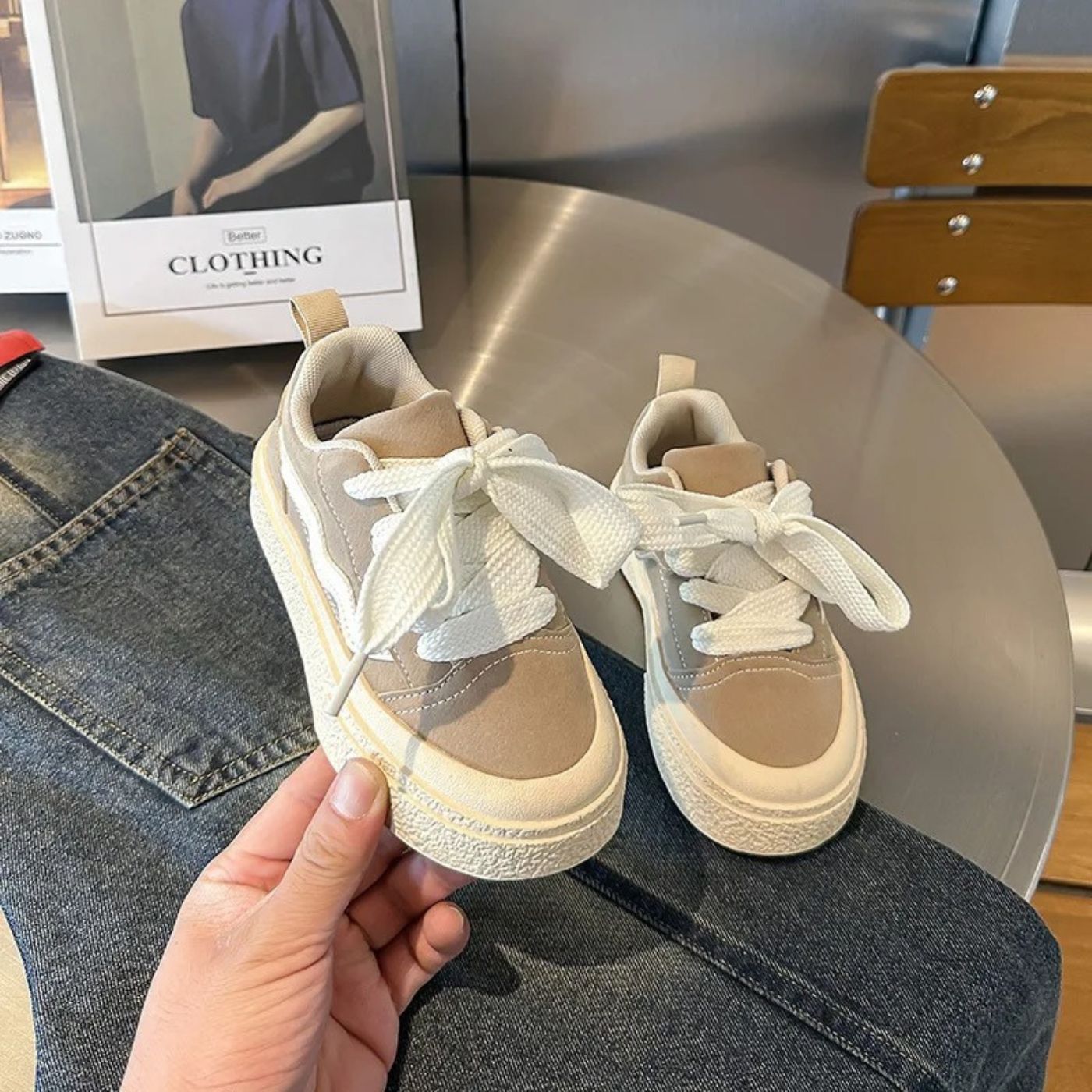 Mia – Bequeme Kinder-Plateausneaker