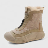 Luisa | Robuste Und Wasserdichte Orthopädische Damen-Winterstiefel – Khaki