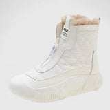 Luisa | Robuste Und Wasserdichte Orthopädische Damen-Winterstiefel – Weiß