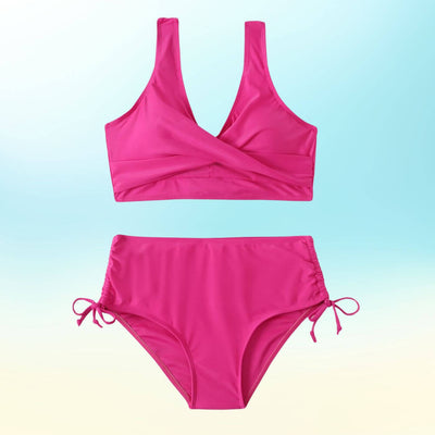 Mina – Sportliches Sommer-Bikini mit Kordelzug