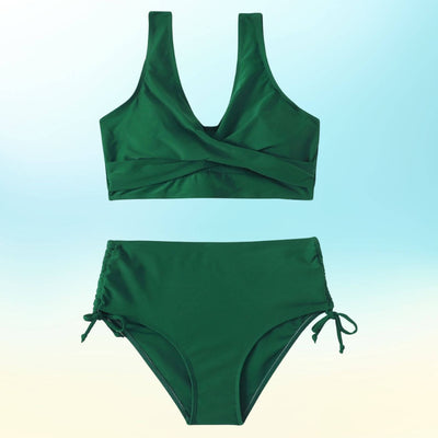 Mina – Sportliches Sommer-Bikini mit Kordelzug