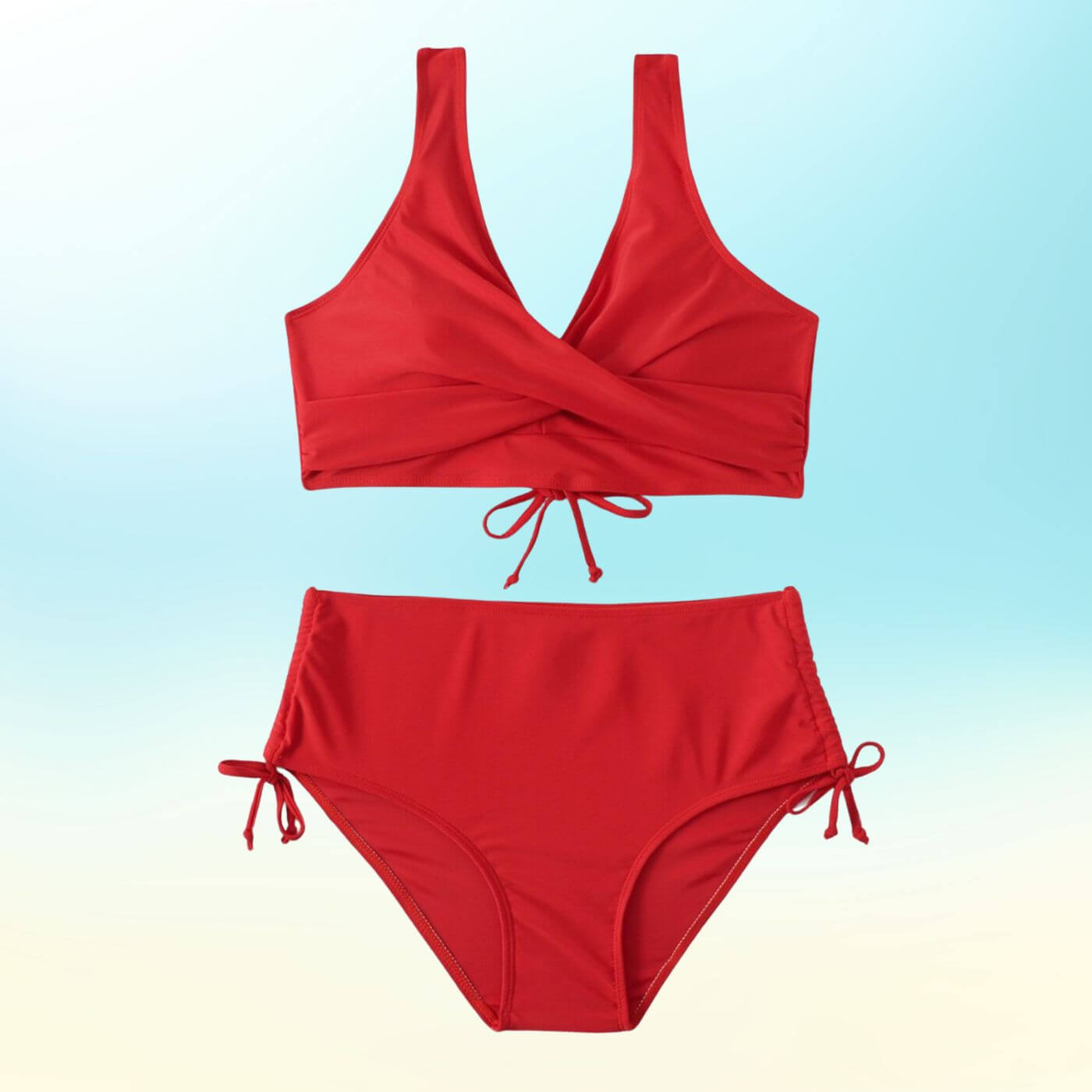 Mina – Sportliches Sommer-Bikini mit Kordelzug