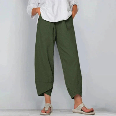Moderne Hosen mit Überlappungs-Saumdesign