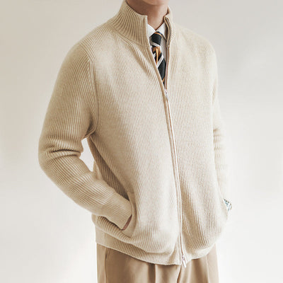 Moderne Strickjacke mit Elegantem Reißverschluss