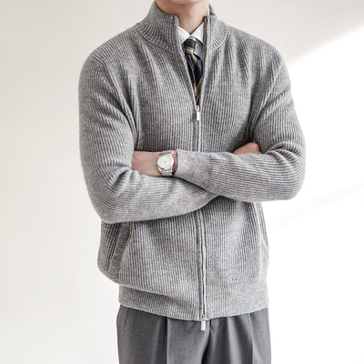 Moderne Strickjacke mit Elegantem Reißverschluss