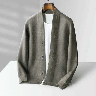 Moderne Strickjacke mit offener Vorderseite