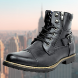 Motorradstiefel Herren | Rutschfest & Komfortabel – Schwarz