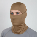 Multifunktionales Ganzkopf Schutzstück mit UV-Schutz und atmungsaktiver Passform – Khaki
