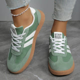 Calanthe - leichte, flache Sneaker – Grün