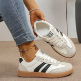 Calanthe - leichte, flache Sneaker – Weiß