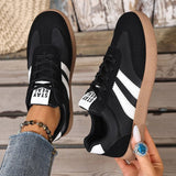 Calanthe - leichte, flache Sneaker – Schwarz