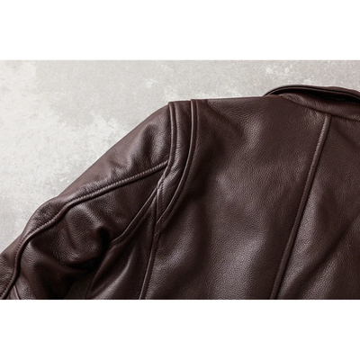 Elegante Herren-Lederjacke aus hochwertigem Echtleder - Zeitlos und stilvoll