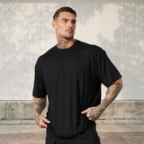 Milan | Lässiges Oversize Herren T-Shirt – Schwarz