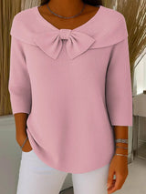 Amalia | Femininer Und Eleganter Strickpullover Für Damen – Rosa