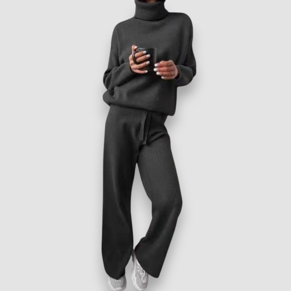 Yara | Pullover mit Rollkragen und lange Hose Set