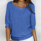 Nele | Oversize Strickpullover Weich Und Bequem – Blau