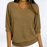 Nele | Oversize Strickpullover Weich Und Bequem – Beige