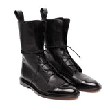 Felicia | Damen Freizeitschuhe mit Rundspitze und Knöchelhoch – Schwarz