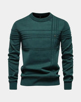 NIKOLAJ™ | BAUMWOLLPULLOVER – Grün