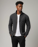 NOAH™ | ELEGANTER CARDIGAN FÜR HERREN – Grau