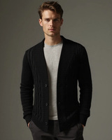 NOAH™ | ELEGANTER CARDIGAN FÜR HERREN – Schwarz