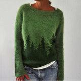Norwegerpullover Damen | Pullover Norwegermuster | Traditionelles Design & wohlige Wärme – Grün