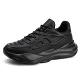 Marlene | Damen-Sneaker modern & bequem erhöht – Schwarz +8CM