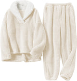 Clara | Damen Lounge-Set modern und klassisch – Aprikose