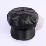 Damen Baker Boy Cap – Schwarz