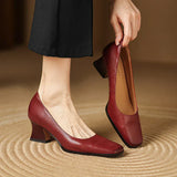Klara | Damen Pumps stilvoll und modisch tragbar – Rot