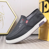 Herren Slip-On Sneakers mit orthopädischer Unterstützung – Grau