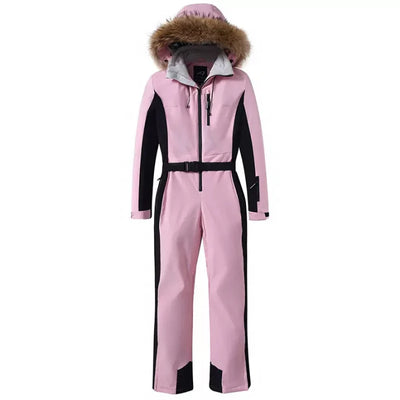 Einteiliger Skianzug für Damen | Wintersportbekleidung
