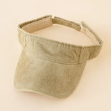 Damen sportliche Schirmmütze mit flexiblem Kinnband – Khaki